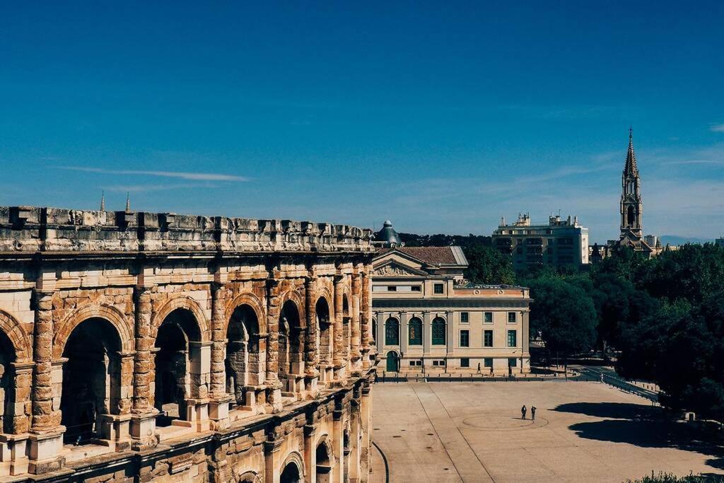 Splendide 3 pièces Hôtel Particulier Centre/Arènes Nîmes Esterno foto